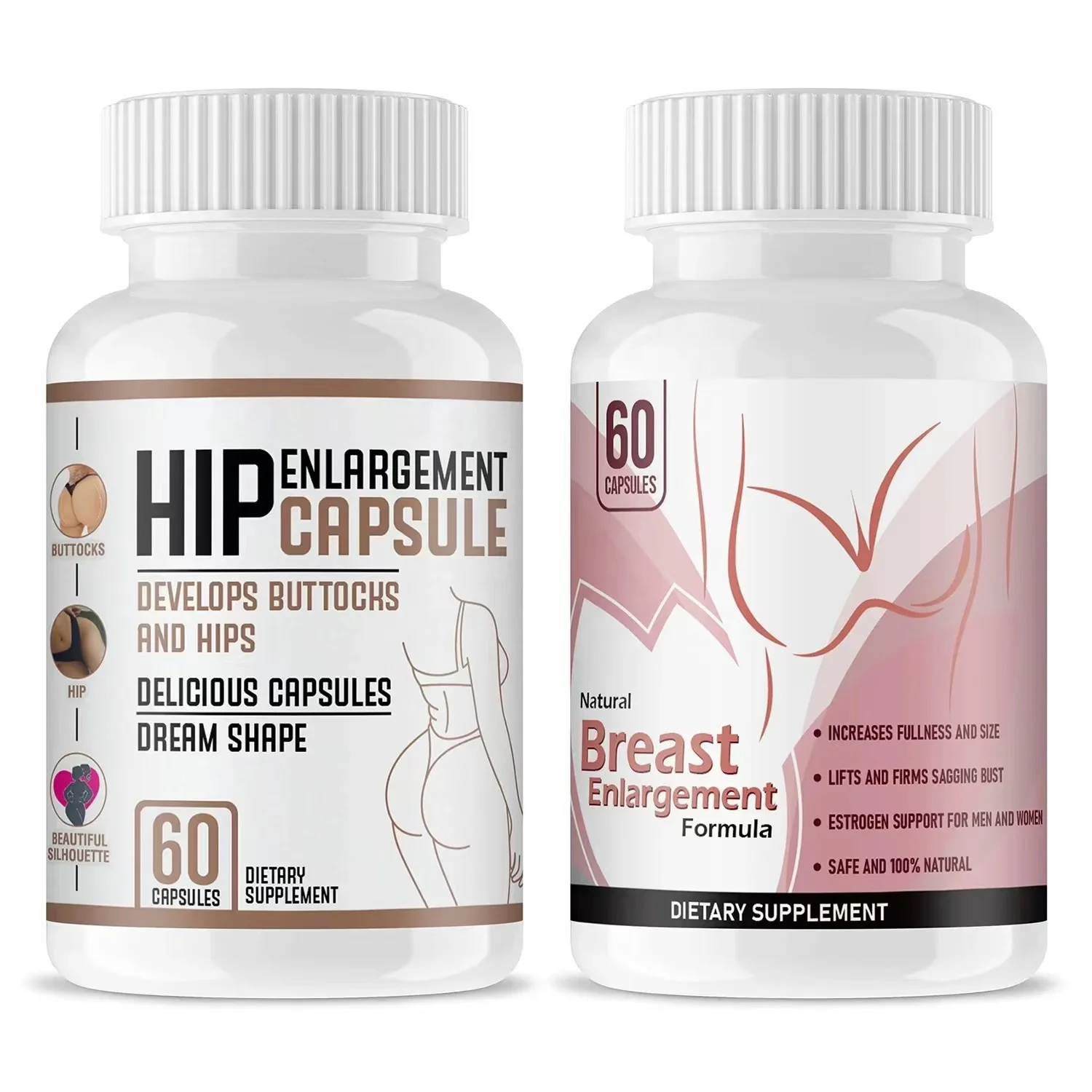 Delicious Dream Shape Breast Enlargement Formula Capsules Plant Extract HIP Enlargement for Butt Development