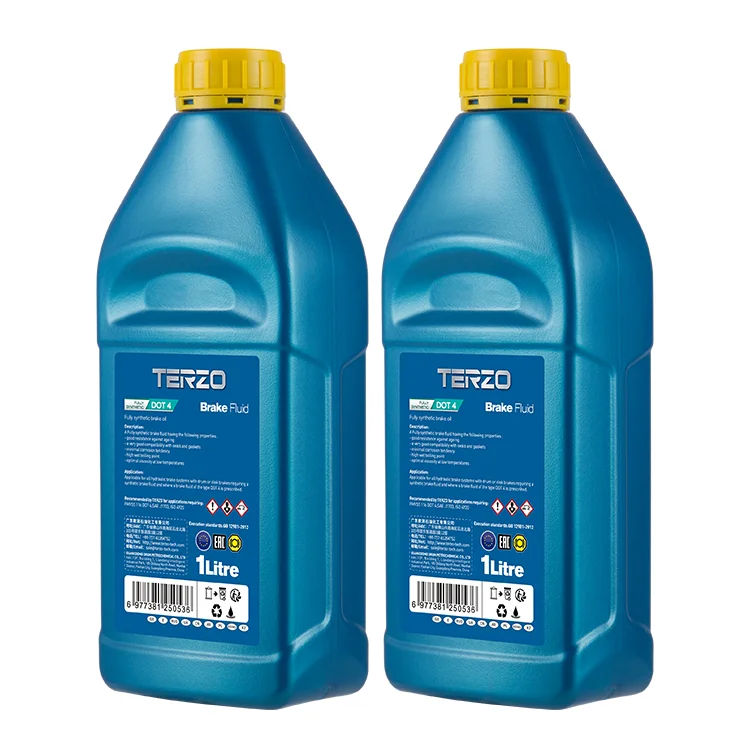 TERZO Automotive brake fluid  DOT-4 LV PREMIUM BRAKE FLUID 1L High quality, efficient brake fluid