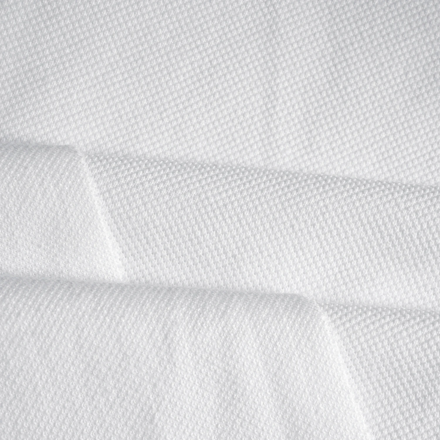 Wholesale Plain Solids Wicking Sweat Absorbing 220~225gsm TC Polyester Cotton Polo Shirts Pique Mesh Fabric