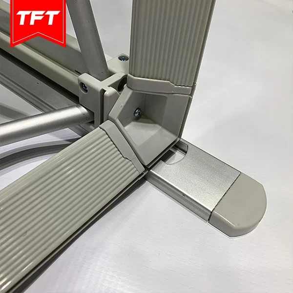 Печать на заказ портативный складной прямой металлический каркас двусторонний задний свет натяжение ткань фон Золотой