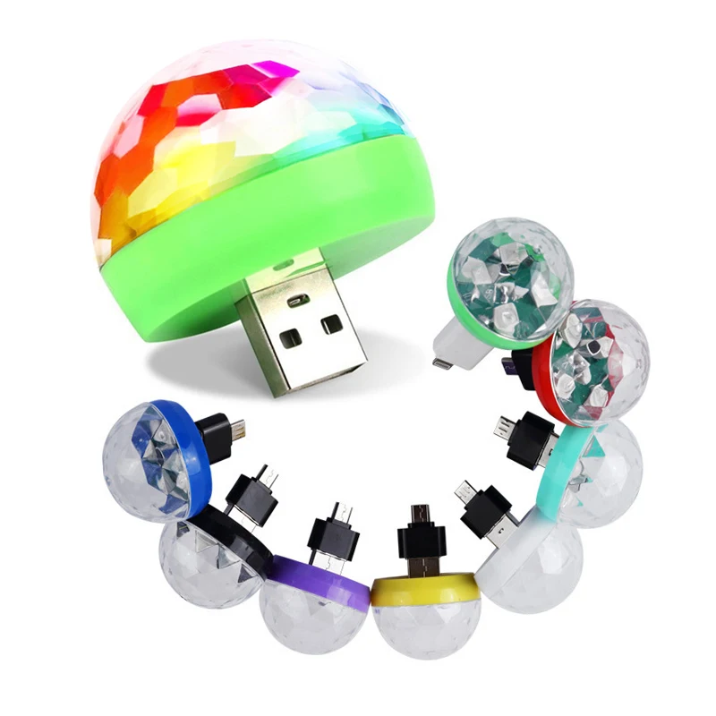 UVCARE Magic Bar Night Club Small Car Magic Ball Lamp Party Home Dj Light Usb Mini Led Disco Laser Lights