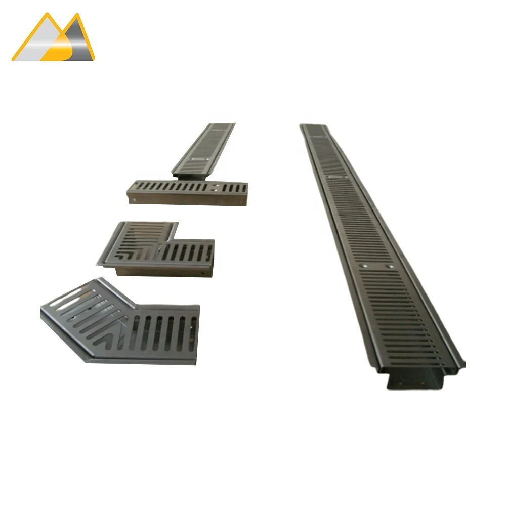 Audemar H Series Commercial Combined Stainless Steel 304 Trench Drain Cover For Small Pools And SPA Application