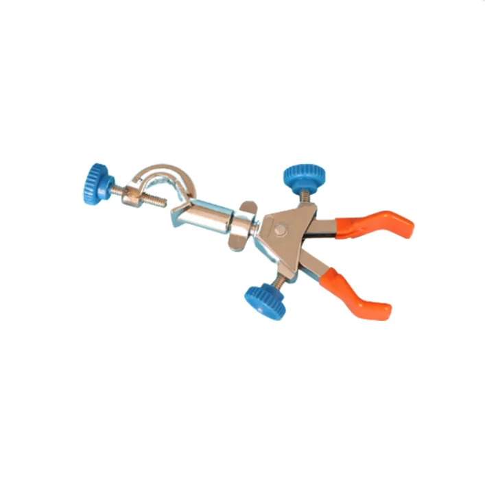 Two-jaw Lab Chemical Burette Clamp Multi-Purpose Small style Flask Clamp for Fix Condensate Tube Hold The Flask