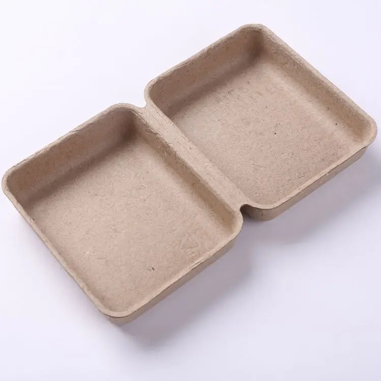 Biodegradable Recyclable Paper Packaging Box Pulp Box Custom Molded Pulp Packaging Pulp Soap Box Packing