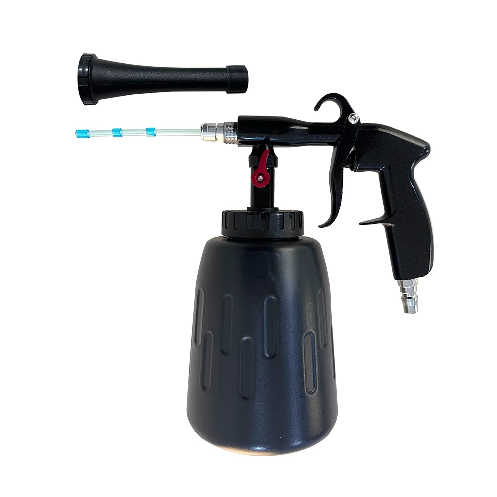 High Pressure Aluminum Alloy Air Blow Dust Tornado Car Interior Deep Multi-duty Cleaning Wash Gun