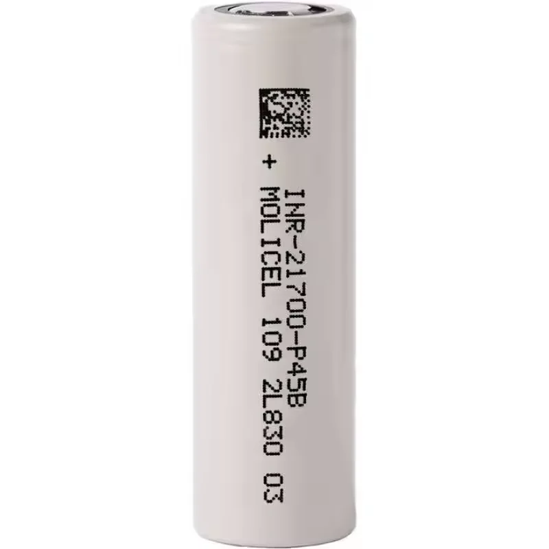 Lager Taiwan высокопроизводительная батарея molicel 21700 P45B 4500mah 10c литий-ионный аккумулятор с низким сопротивлением