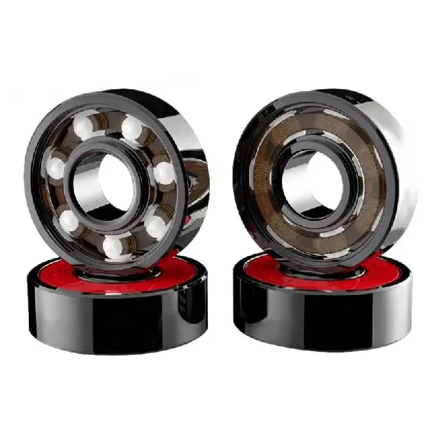 608RS Deep Groove Ball Bearing Custom Logo Ceramic Ball Bearing 8*22*7mm Hybrid Ceramic Bearing