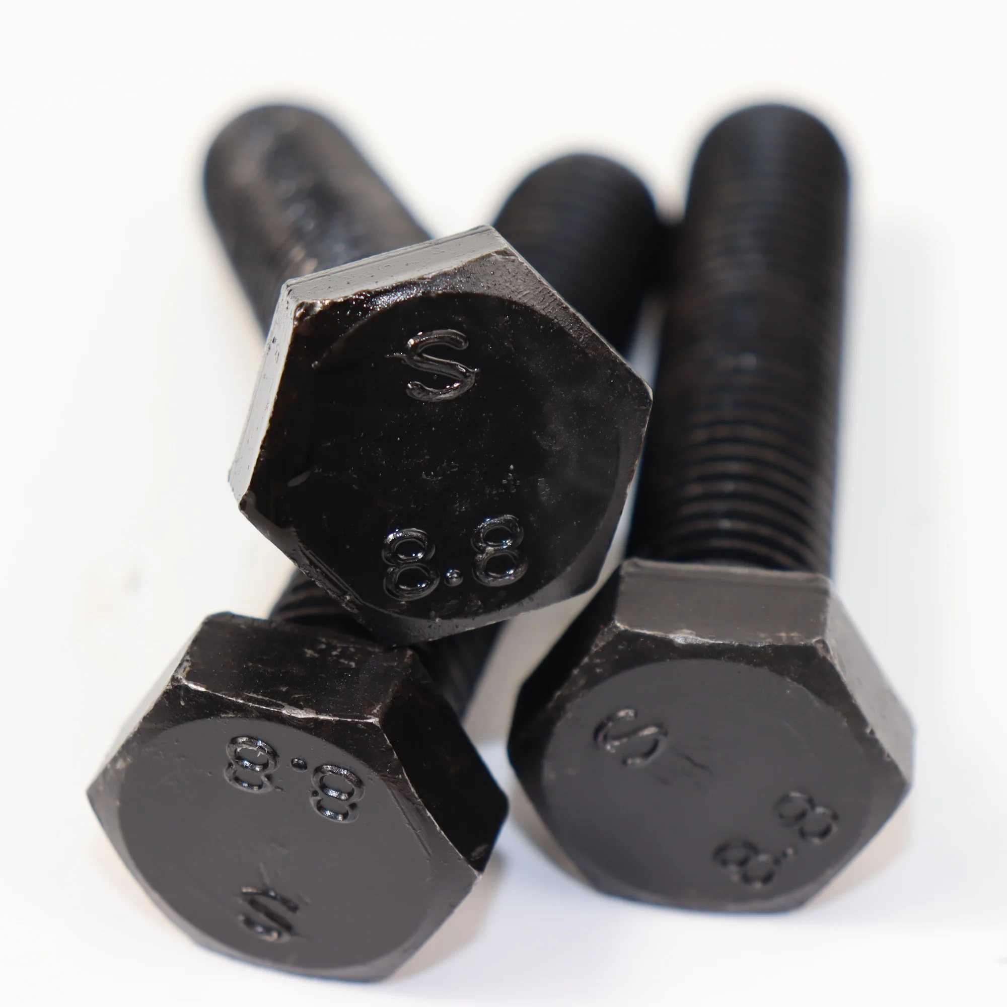 factory direct sale m6 High Strength black Hex Bolts for building