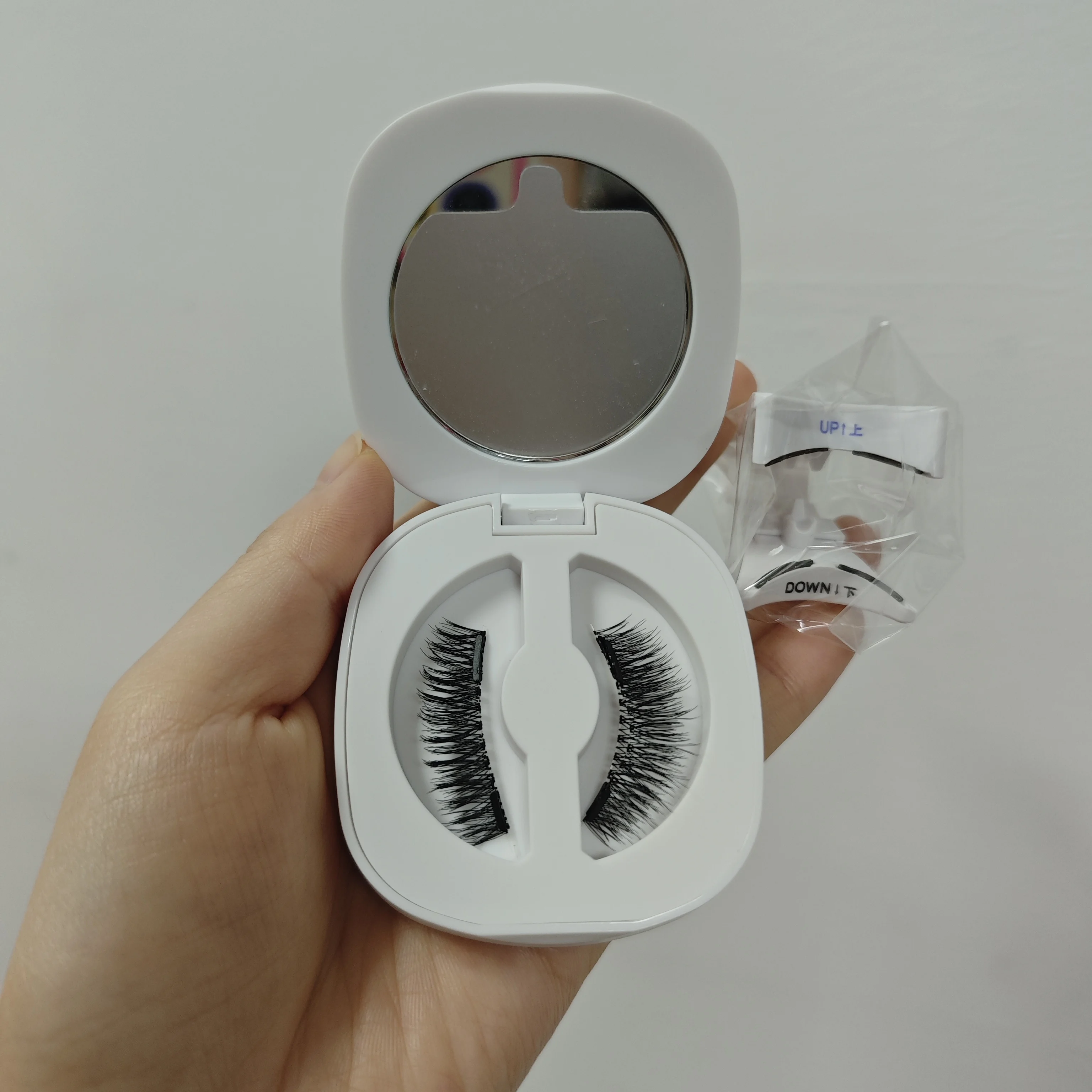 Wholesale soft magnetic lashes extensions Eyelashes Private label magnetic eye lashes applicator kit
