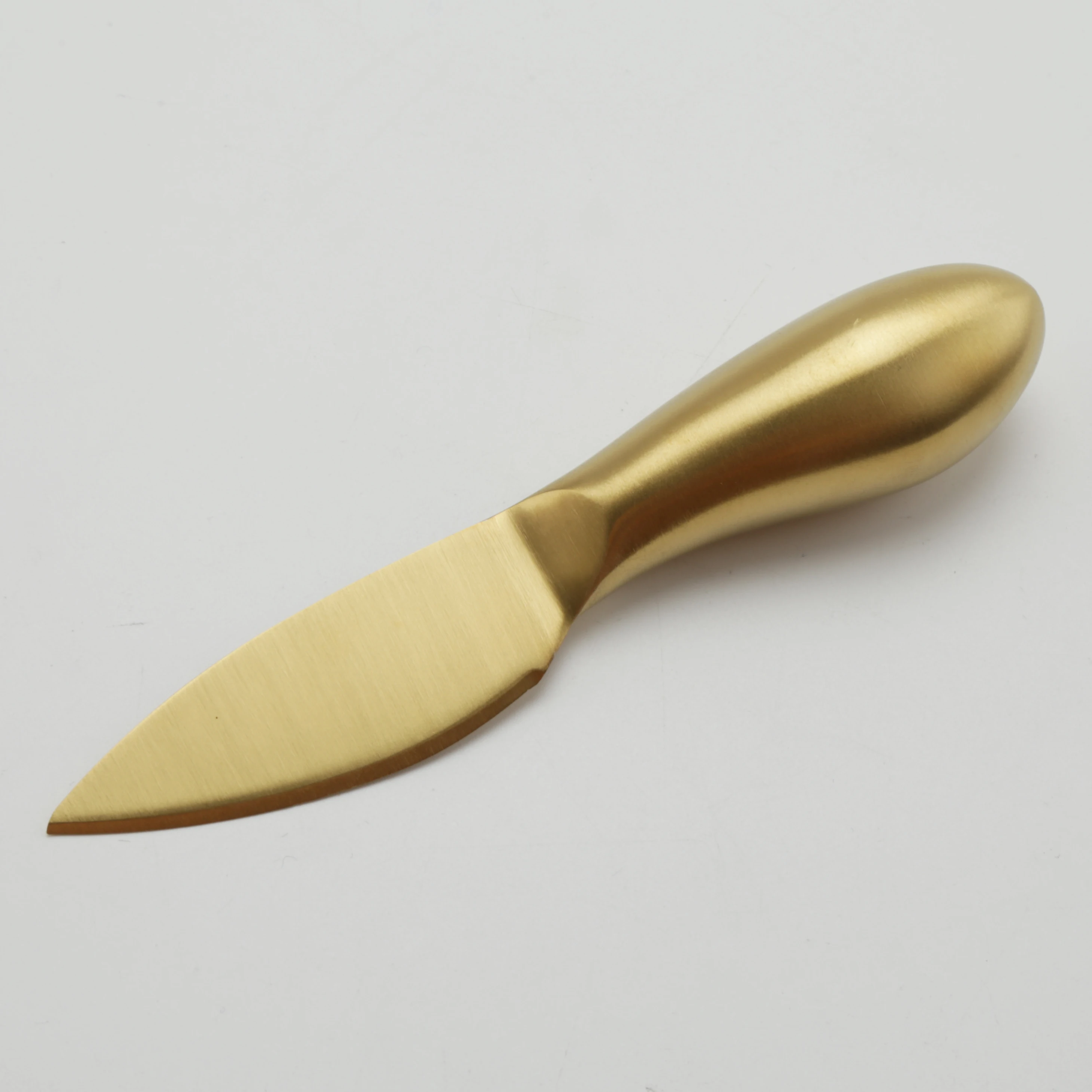 Hot sale stainless steel gold cheese knife tools kitchen gadgets cheese cutter butter knife