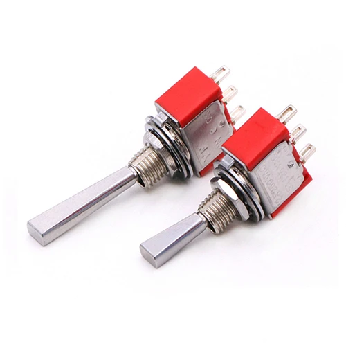 ON ON SPDT 2/3 Position 3 Pin Long Flat Handle latching Toggle Switch For Model Airplane
