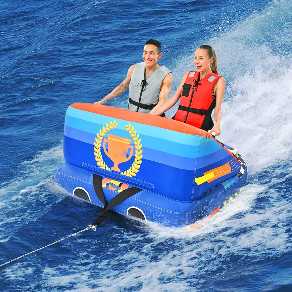 Three Person Airhead Inflatable Towable  Water boat tube towable