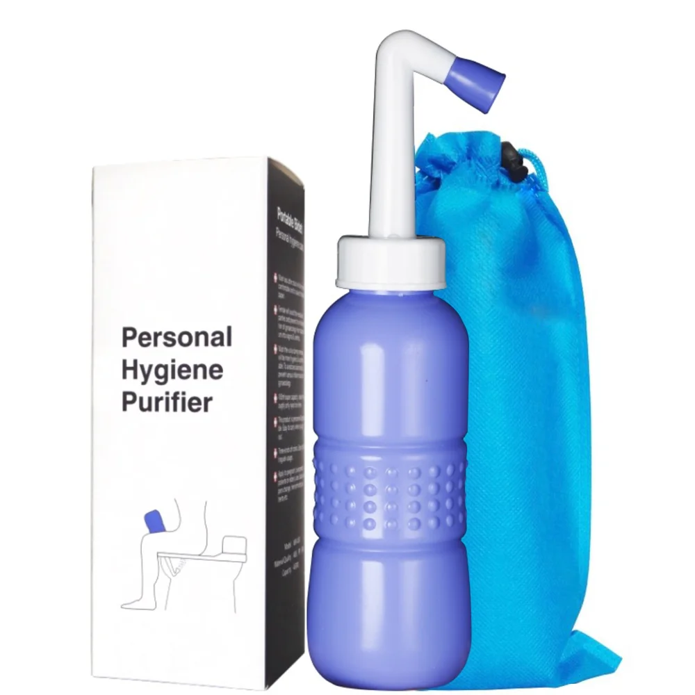 450 ml Childbirth Cleaner Travel Bidet Handheld Personal Bidet Sprayer Empty Bottle With Storage Bag
