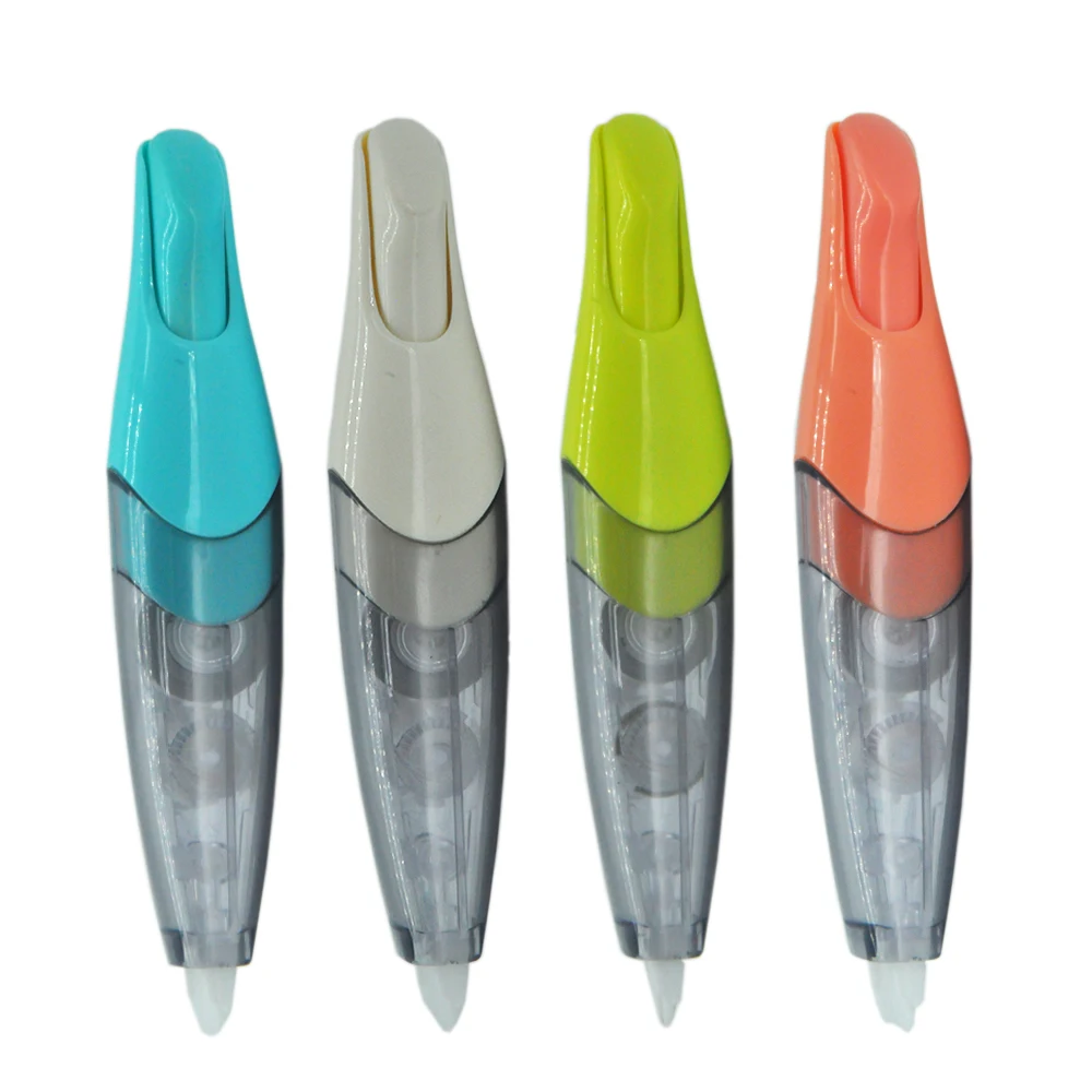 silk screen printed correction tape roller for student custom logo replaceable corrector stationery supplies