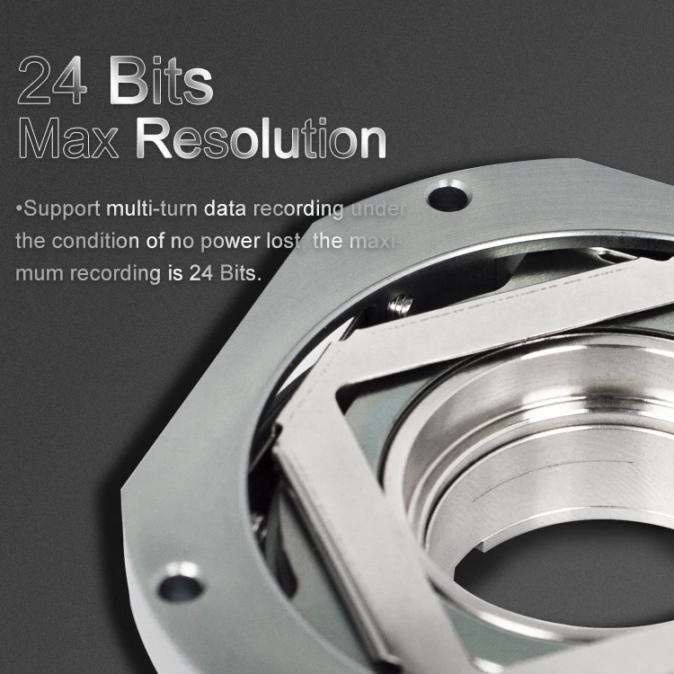 HENGXIANG-MPN55 SSI Absolute Optical Rotary Encoder 14 Bit Optical Rotary Encoder Sensor 14/15/19/20/24mm Through Hole