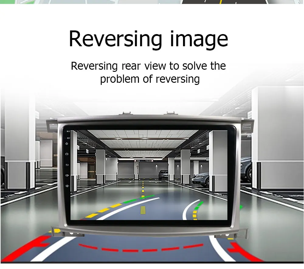 android10 Car multimedia player for Toyota Land cruiser 100 200 VXR car radio GPS navigation stereo LC100 for Lexus LX470 05-07