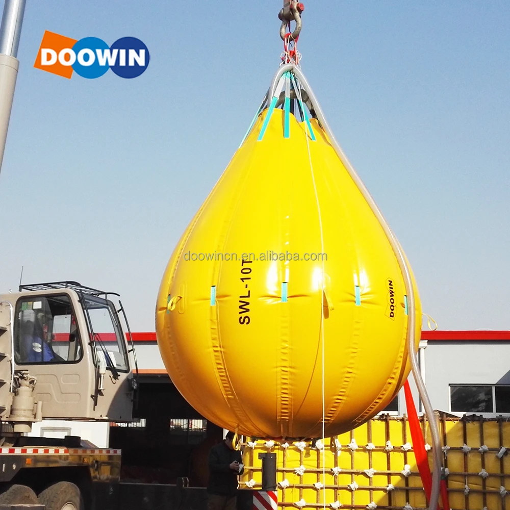 Offshore Crane And Davit Load Test Water Bag Water Bags For Rescue Boat Test