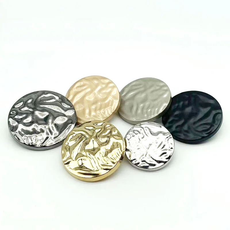 Metal  gold  30MM 35MM  Metal  Large Shank  hand Sewing shank Buttons For Garment accessories