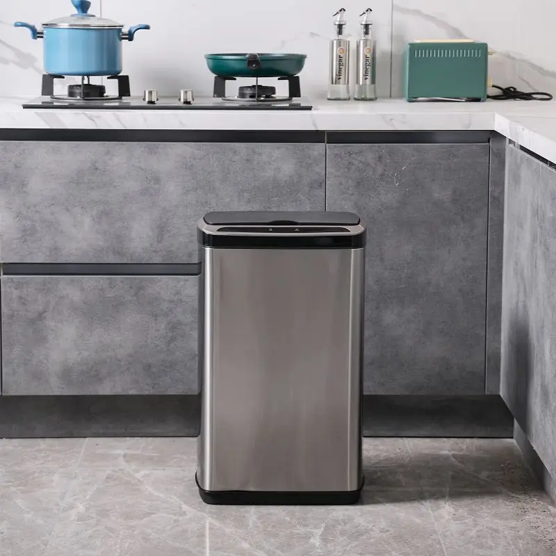 Iintelli 20L poubelle из нержавеющей стали с бесконтактным датчиком мусорные баки для кухни