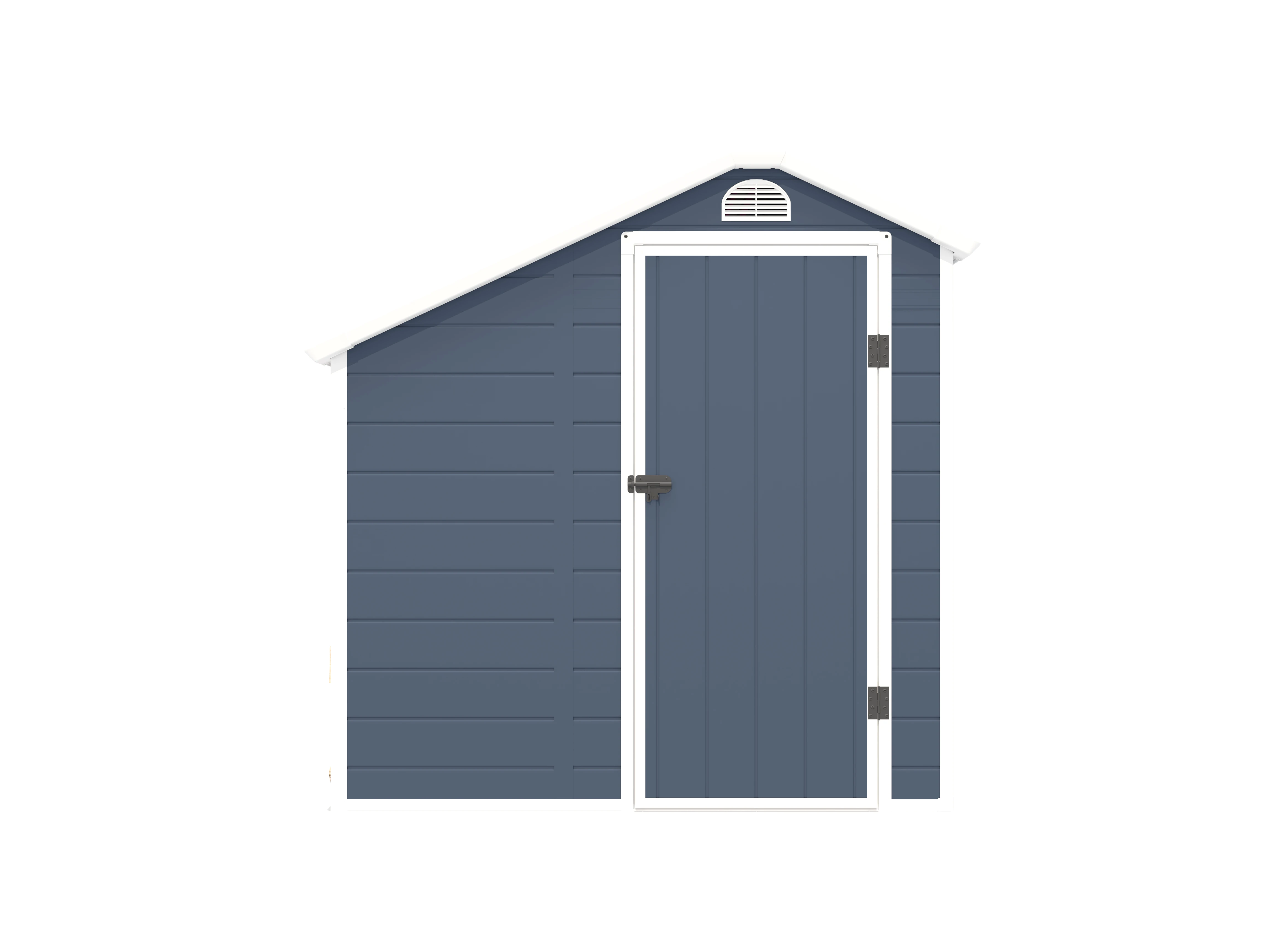 2 in 1 design plastic shed with extra room for wood storage outdoor storage