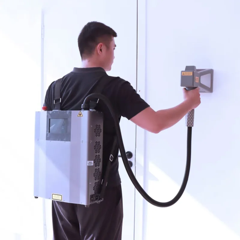 CNC LY sells well portable handheld laser marking machines for marking QR codes and barcodes