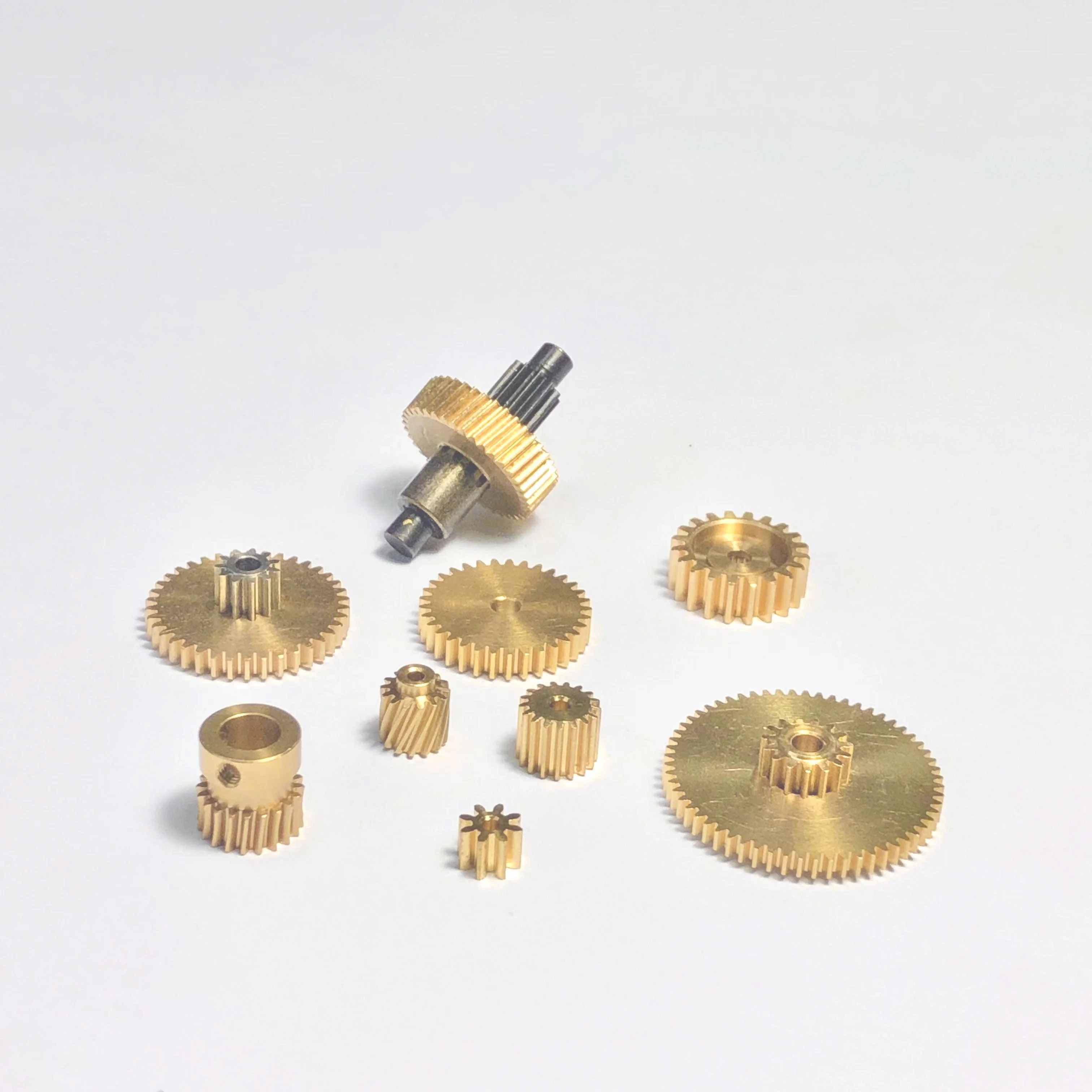 Custom Precision Casting CNC Machining Gear Brass Double Enveloping Worm Gears