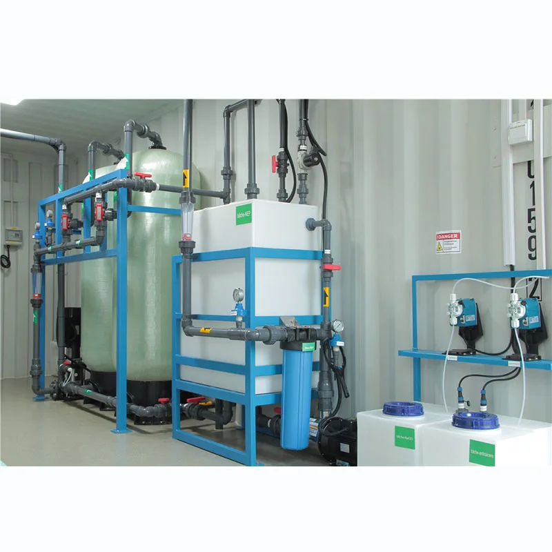 Seawater desalination system water treatment machine