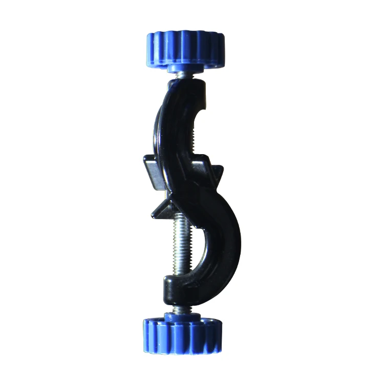 
clip Blue knob Iron stand accessories Chemical laboratory equipment Blue clip 