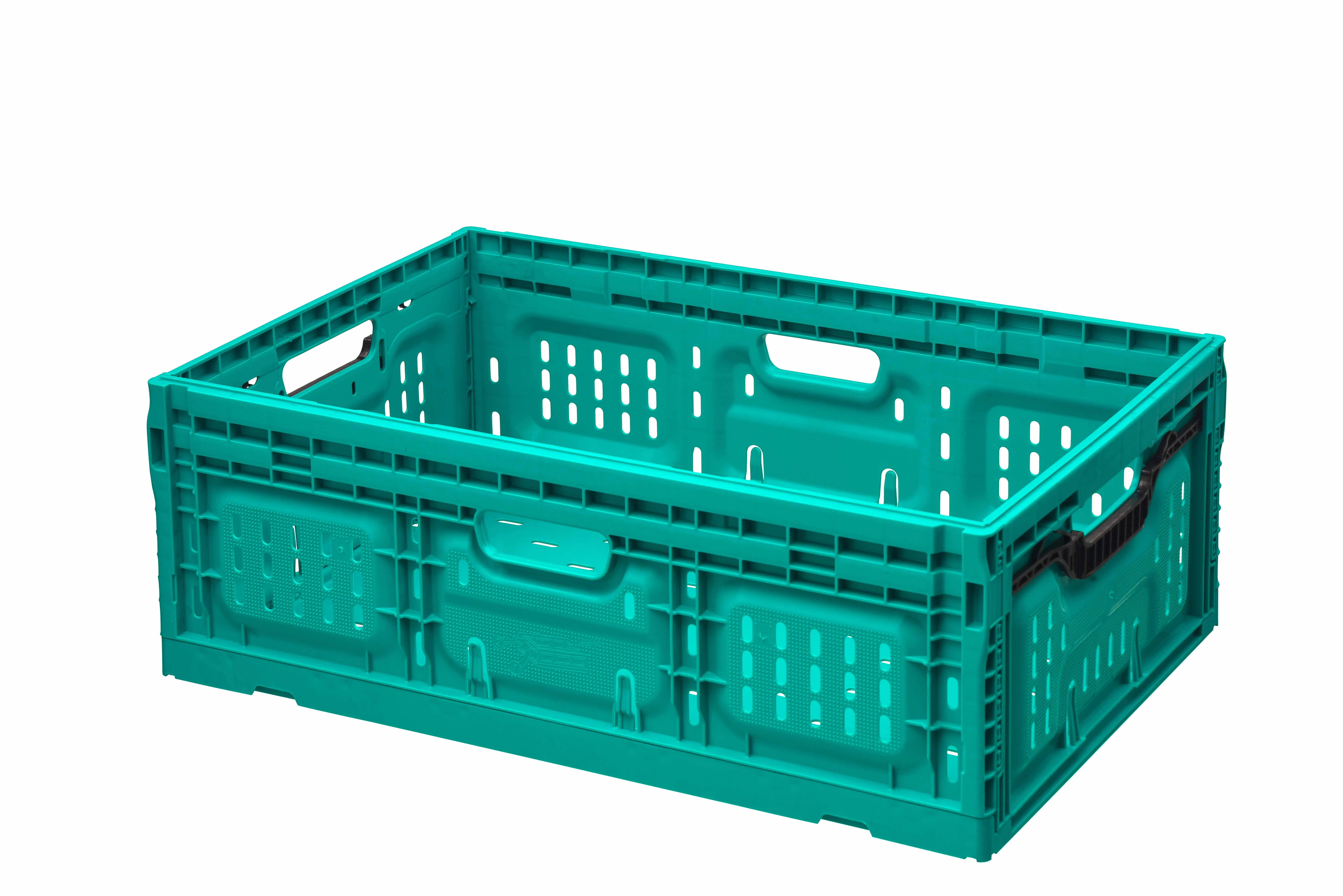 High Quality Cheap Plastic Collapsible Transporting Box Crates Folding Industrial Box