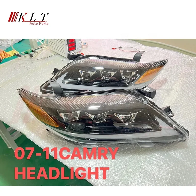 KLT  New Style LED HEAD LAMP For CAMRY Headlight Headlights Auto Headlight for 2007-2011 2012 -2014 CAMRY Head lamps