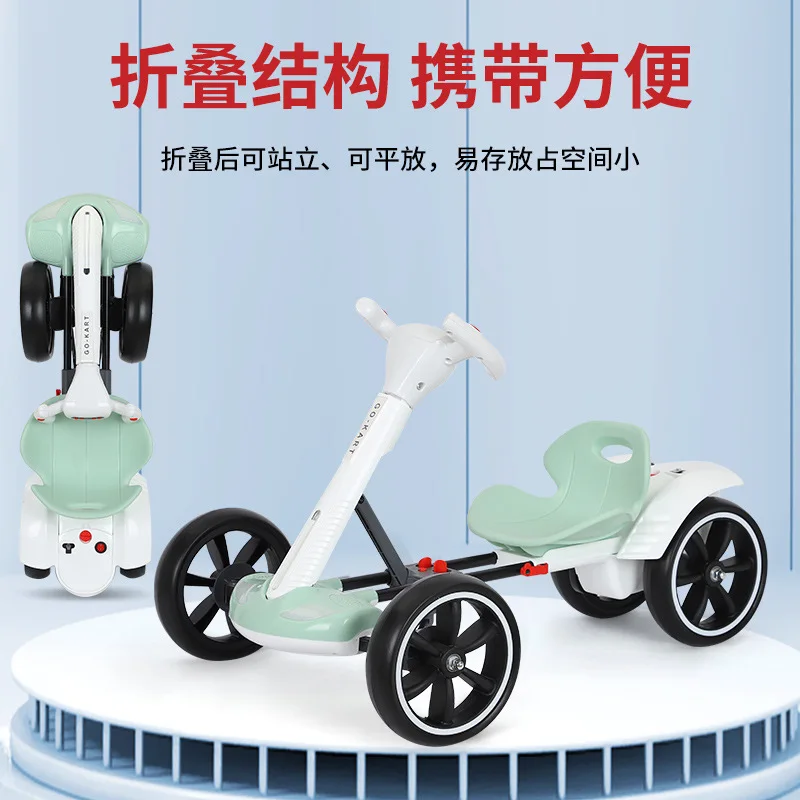 Baby ride on two seats battery power wheel kids police car electric ride on car for kids to drive