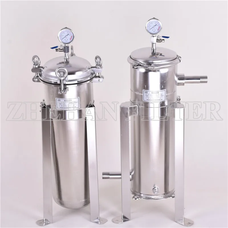 Ss bag filter housing/304 stainless precision filter for industrial liquid filtration