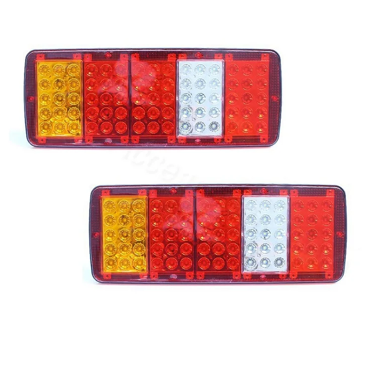 Suitable for Trailer Truck Caravan Rear Brake Stop Light Side Indicator Fog Light Tail Light Left and Right Universal