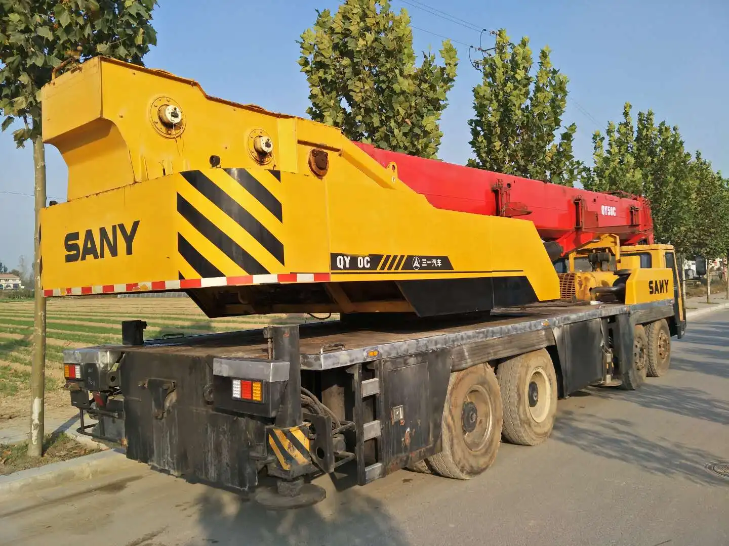 Used in a good condition Original China Sany 50t truck crane,Used 50 ton Sany STC500 truck crane for sale