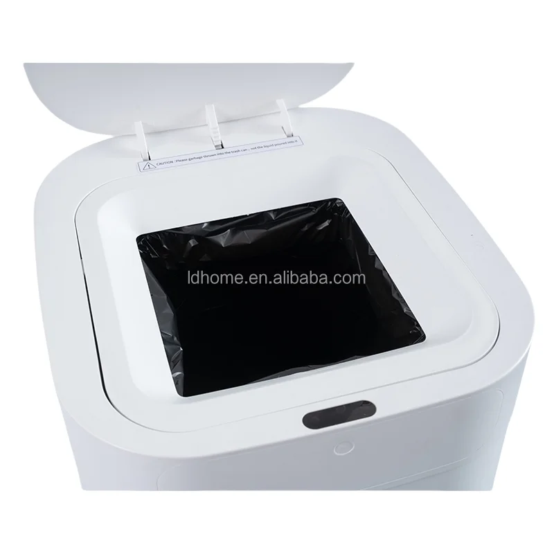 LVDI Customized Automatic Self Sealing Trash Can 17.5L Electric Smart Waste Bin Auto Sensor Trash Bin