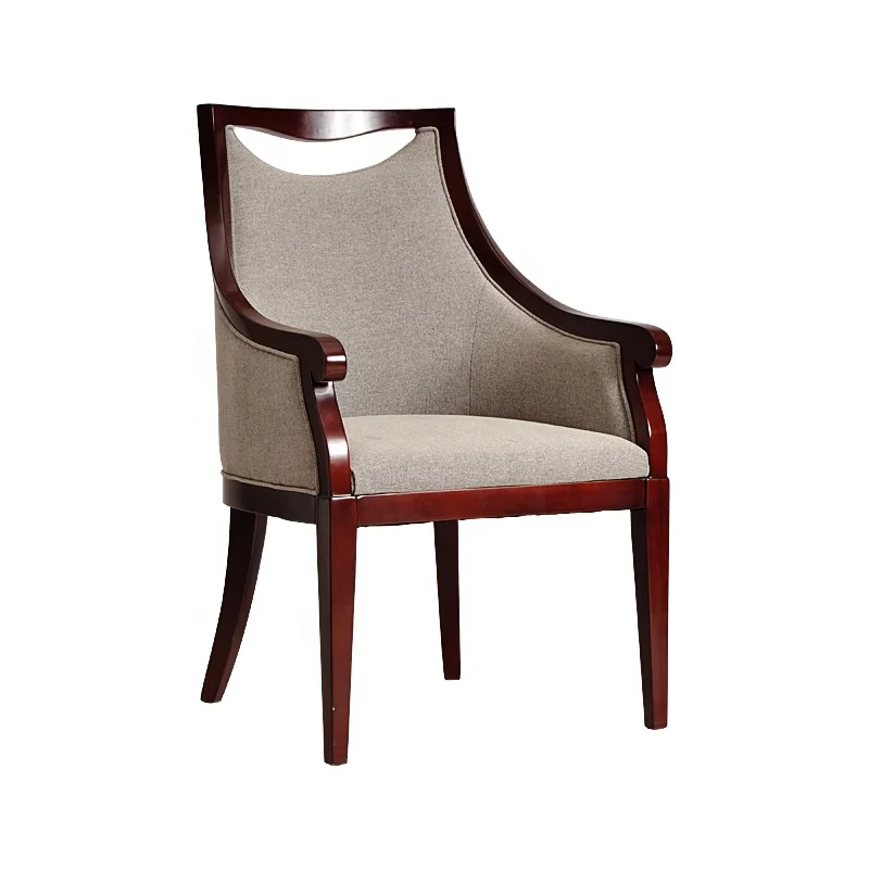 
Xiaopin Furniture Wholesale Commercial Upholstered Wooden Leisure Hotel Chairs 