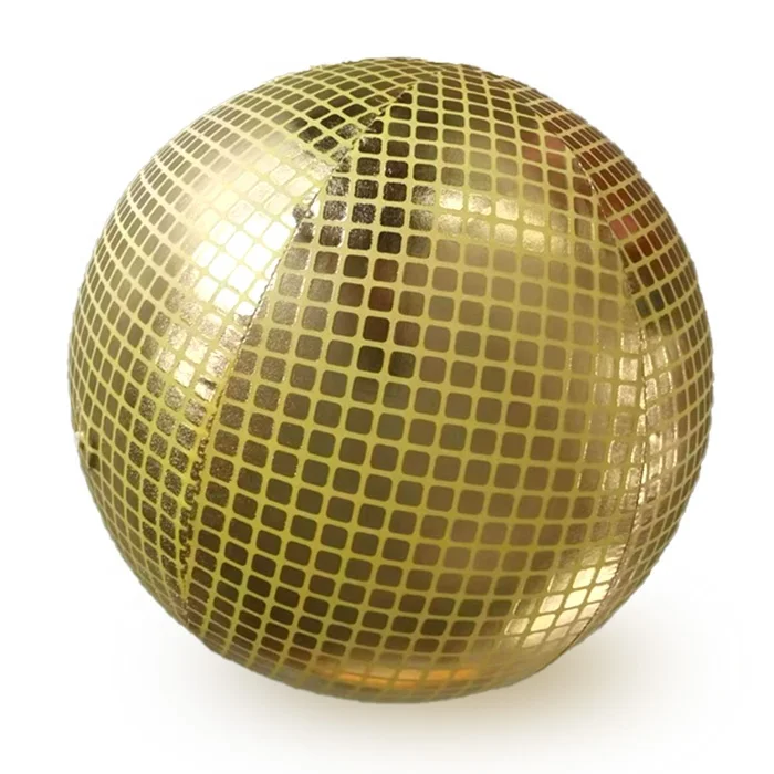Silver Mirror Ball Inflatable Big Shiny Balls Giant Disco Party Balloon Christmas Event Decor Reflective Pvc Large Mirror Sphere