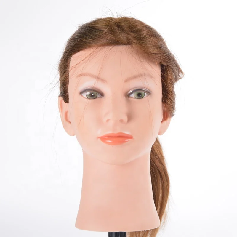 Wholesale natural indian human hair training mannequin heads hairstyling tools