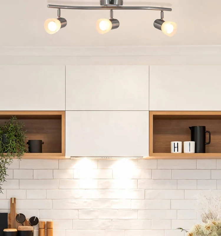 Decorative Living Room Adjustable 3 Lights Spot Led Pendant Modern Track Lighting Alabaster Light