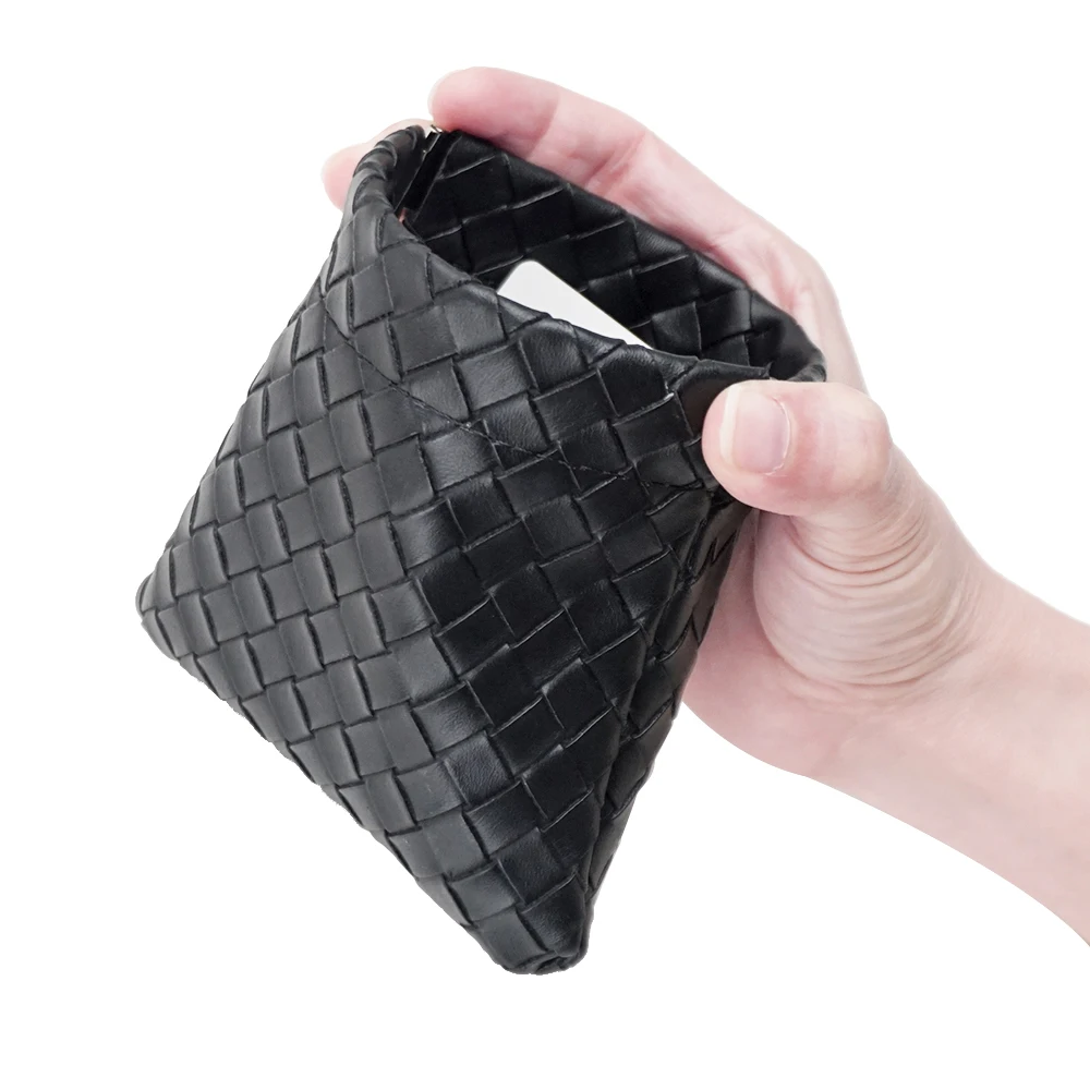 Small Makeup Bag for Purse Vegan Leather Pouches for Purse Squeeze Coin Purse Lipstick Bag Small Makeup Bag for Coin Lipstick