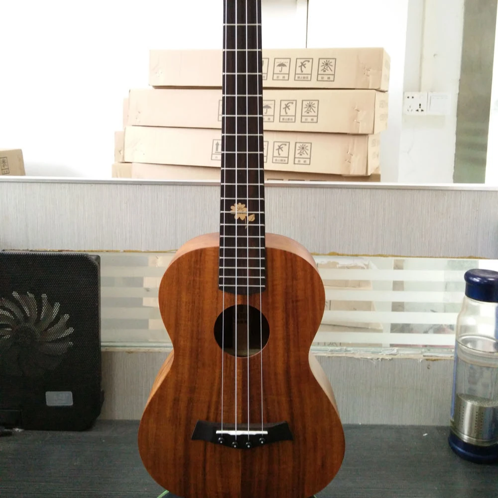 Matte Surface Acacia Wood Veneer Ukulele Simple Concert Universal Handmade 26 Inch Ukulele