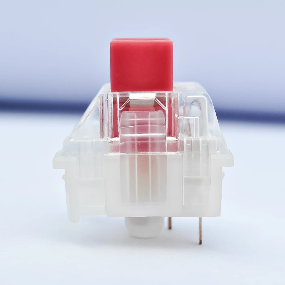 TTC Silent Red Switch for Mechanical Keyboard Mute Linear 45g 3 Pins Gold Plated Spring Transparent Axis Customize DIY Gamer PC