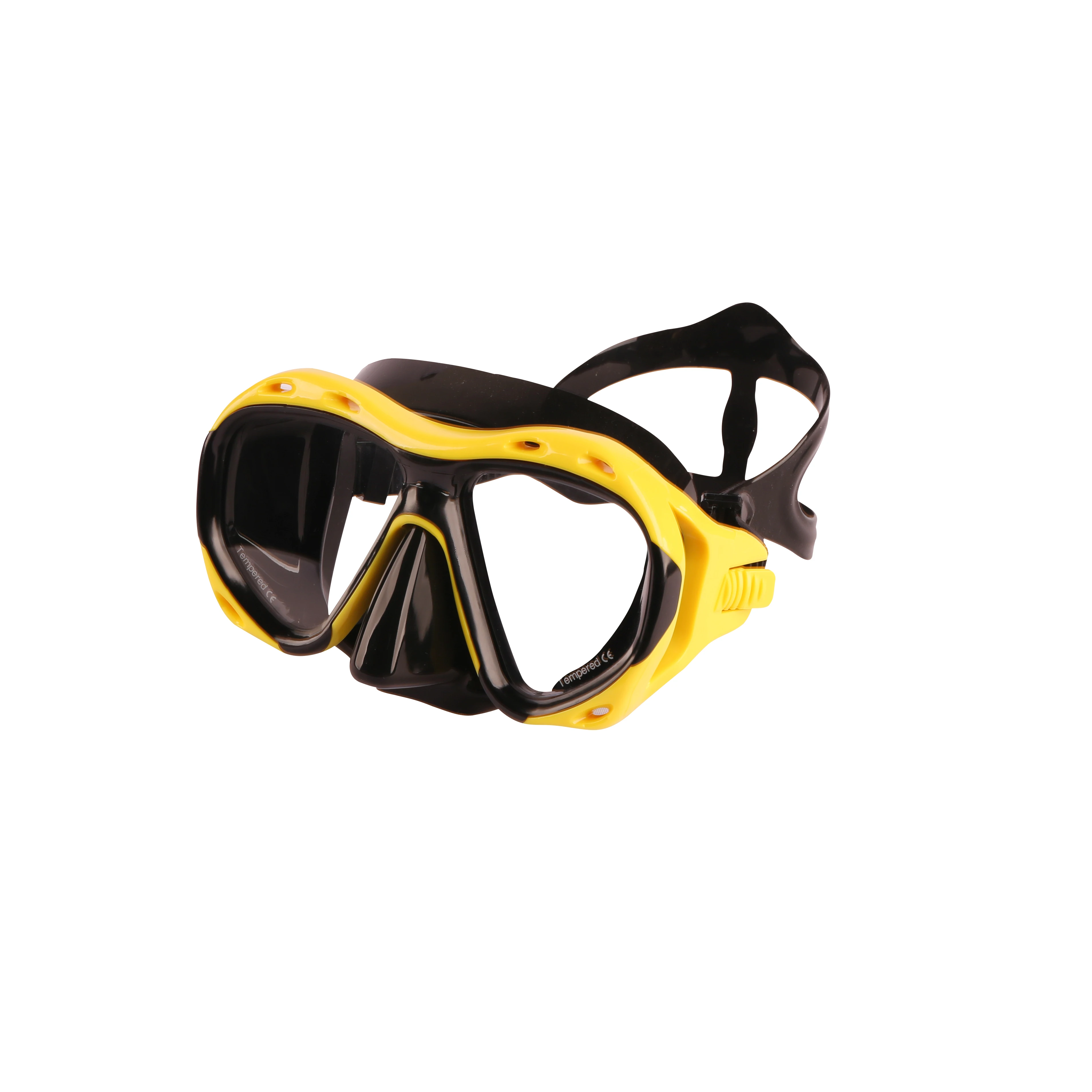 Underwater Sport Custom Logo Adult Silicone Tempered Glass Diving Mask