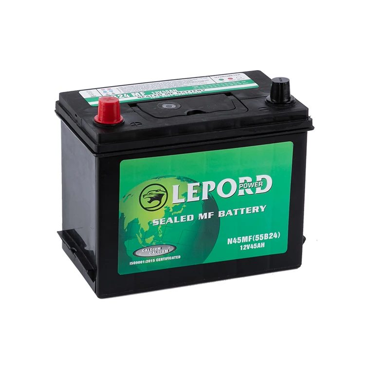Manufacturer supply  NS60 55B24 12V AUTO Battery Sealed lead acid Auto Starting battery