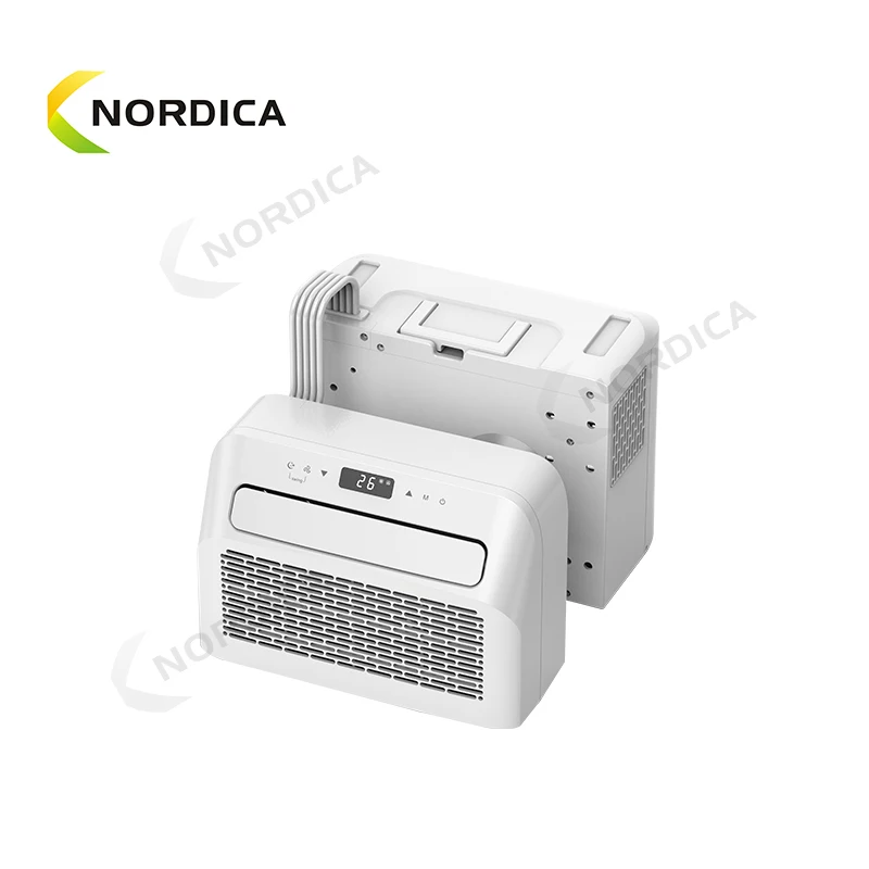 Mobile Split Caravan Air Conditioner with 240V voltage and remote control for camping
