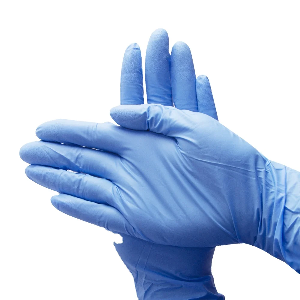 OEM customized disposable inspection work gloves hot selling powder-free disposable medical nitrile gloves