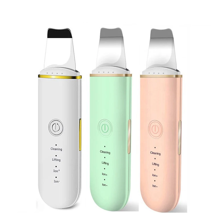 Pore Cleanser and Exfoliator Comedone Extractor Facial Lift Treatment Ultrasonic Facial Cleansing Skin Scrubber