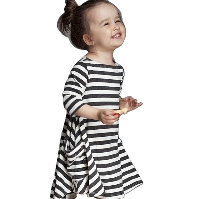 
New Fashion Mommy And Me Dresses concise style Summer Dresses Parent-Child Apparel 