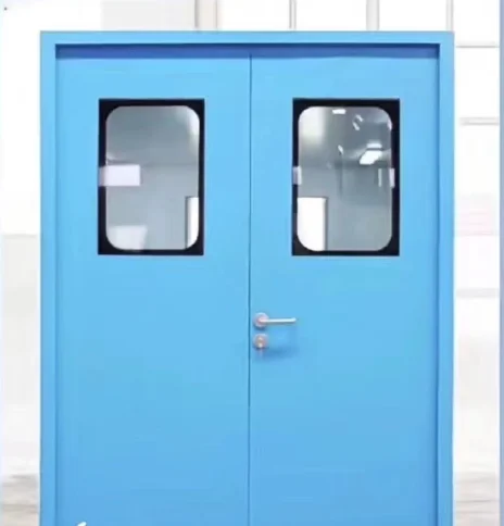 Dust-free workshop with window laboratory single and double open clean hospital ward delivery room airtight purification door