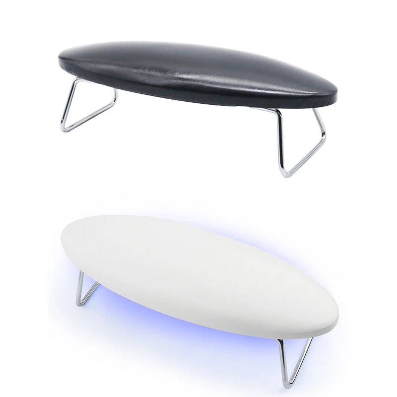 Wholesale Nail Dryer With Leather Nail Hand Rest Pillow UV Led Lamp Manicure Hand Rests Lamp For Nail Salon Tools